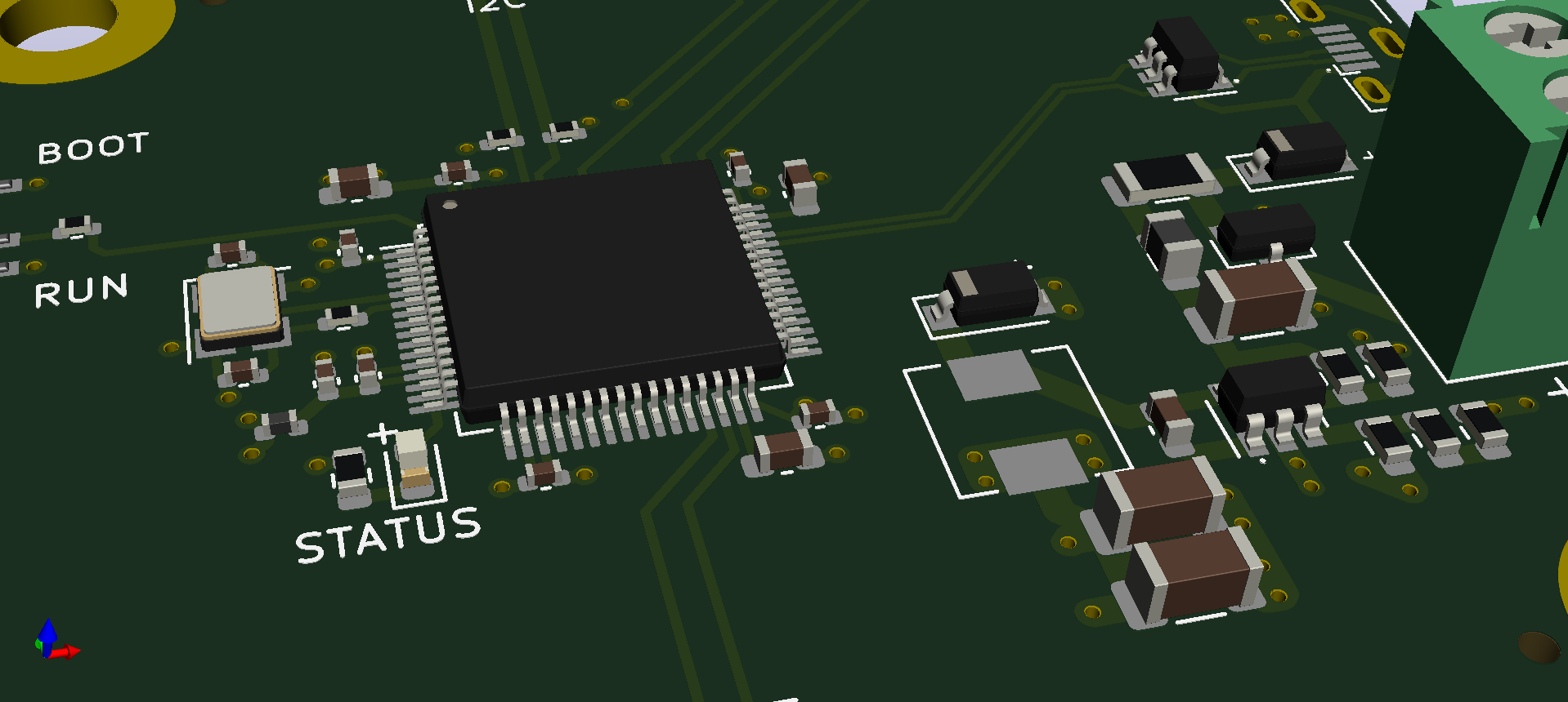 STM32 MCU close-up